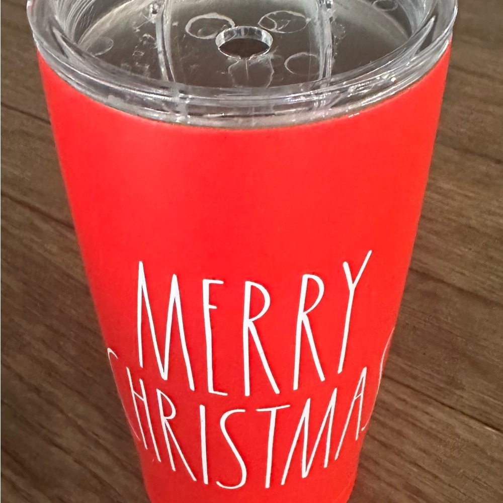 Rae Dunn Bright Red Christmas Tumbler